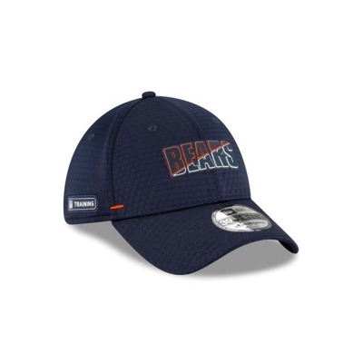 Chicago Bears Gorra | New Era NFL Official Summer Sideline 39thirty Stretch Fit Cap Mexico - Azules